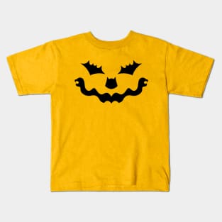 halloween scary evil pumpkin funny pumpkin head Kids T-Shirt